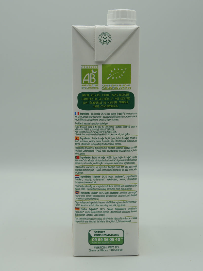 Boisson au soja, Vanille 1l, SOY