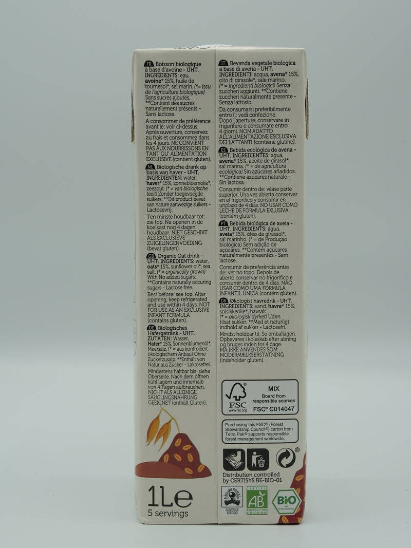 OAT AVOINE DRINK NATURAL, 1l, Lima
