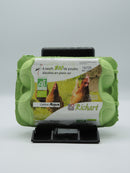 Boite de 6 œufs Frais Bio Fermiers d'Alsace, Calibre Moyen, de la Ferme Richart