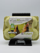 Boite de 6 œufs Frais Bio Fermiers d'Alsace , Gros Calibre, de la Ferme Richart