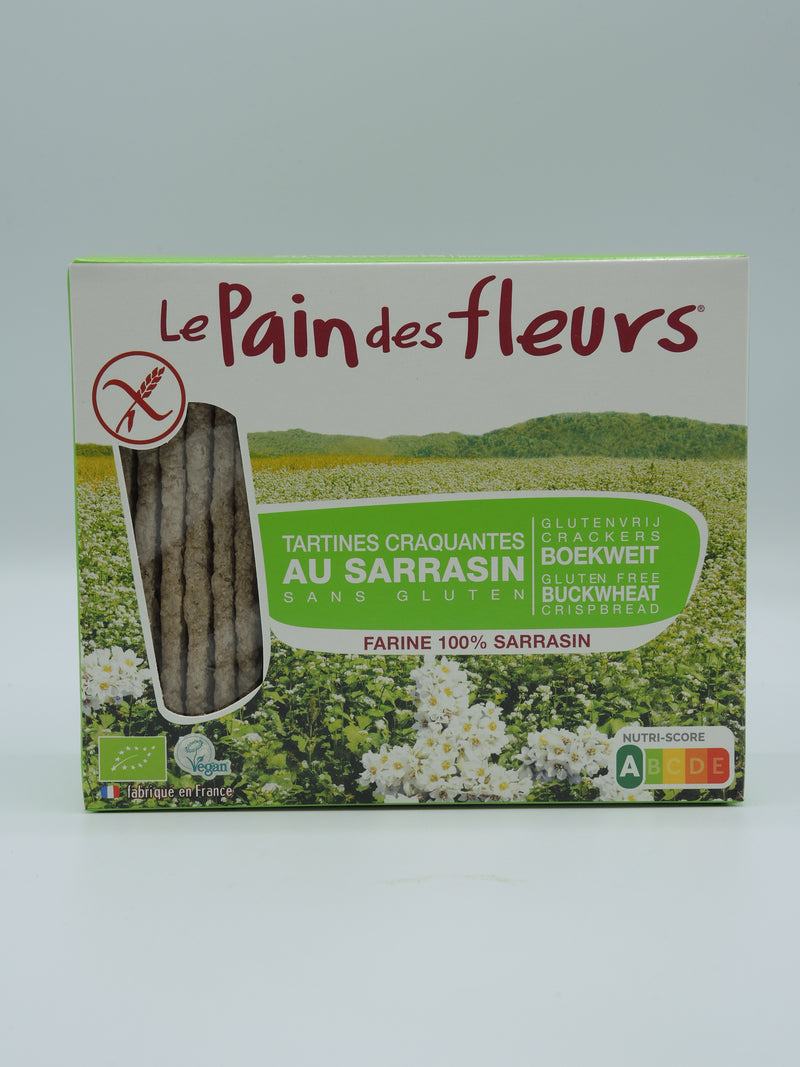 Tartines Craquantes Bio au Sarrasin, 150g, le Pain des Fleurs