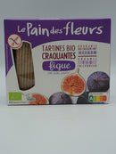 Tartines Craquantes Bio à la Figue, 150g, le Pain des Fleurs