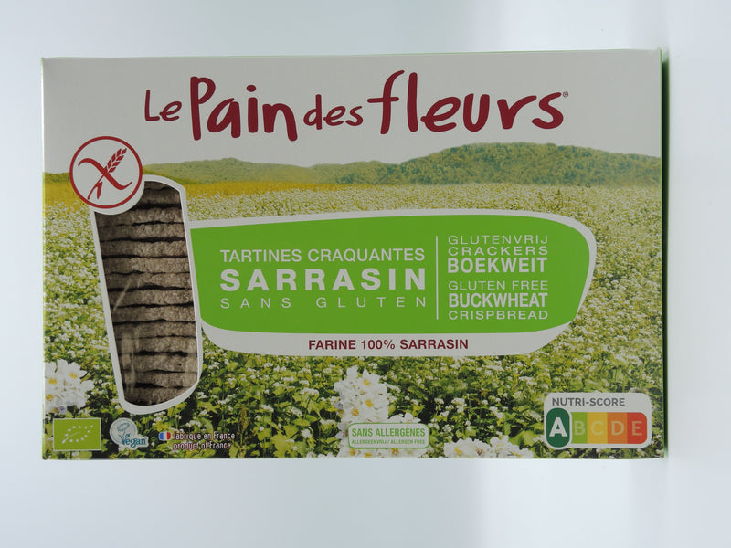 Tartines Craquantes Bio au Sarrasin, 300g, le Pain des Fleurs