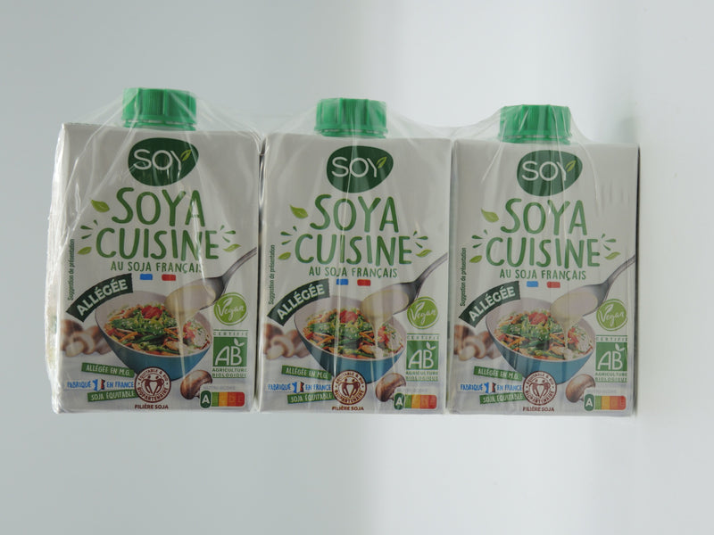 Soya cuisine allégée, Soy