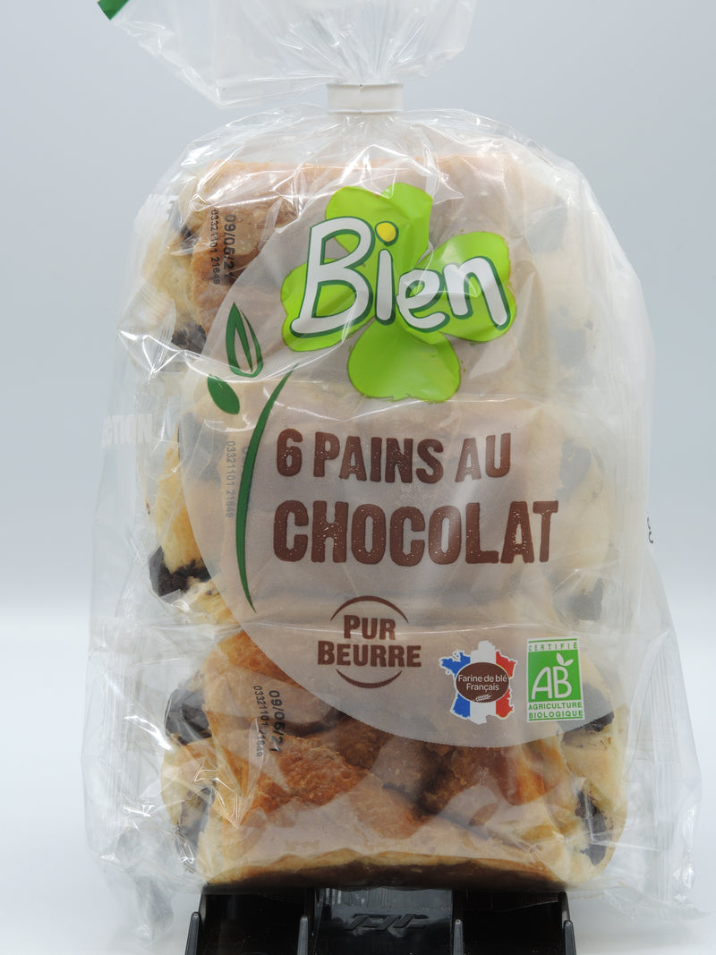 6 Pains au chocolat, 270g, Bien