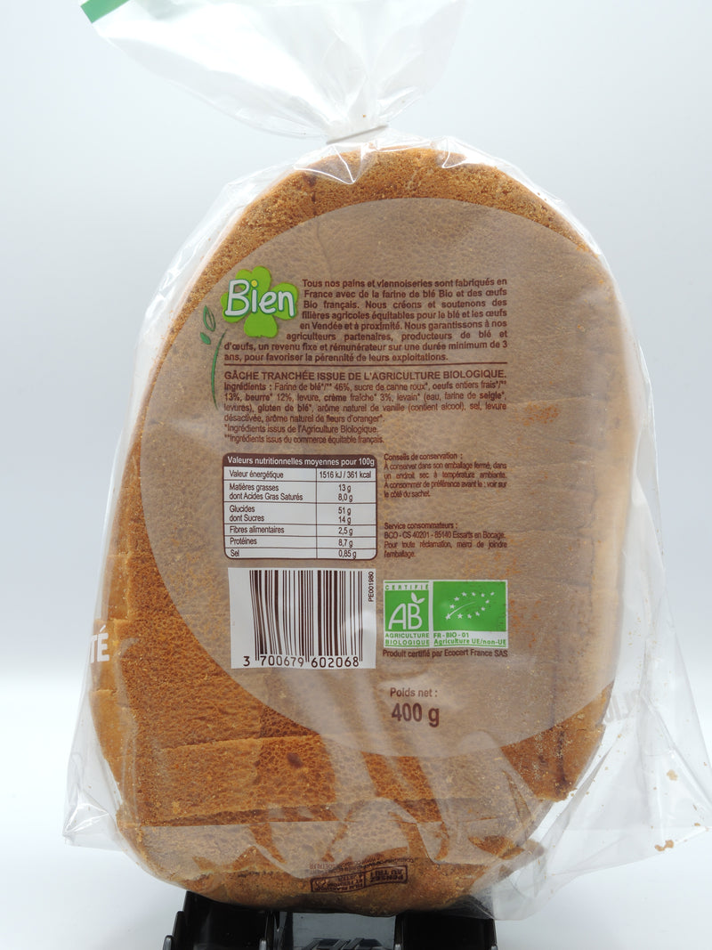 Gâche tranchée, 400g, Bien