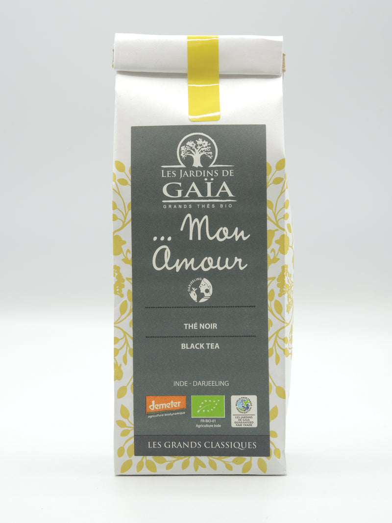 Thé noir bio ...Mon Amour, 100g, Jardins de Gaïa