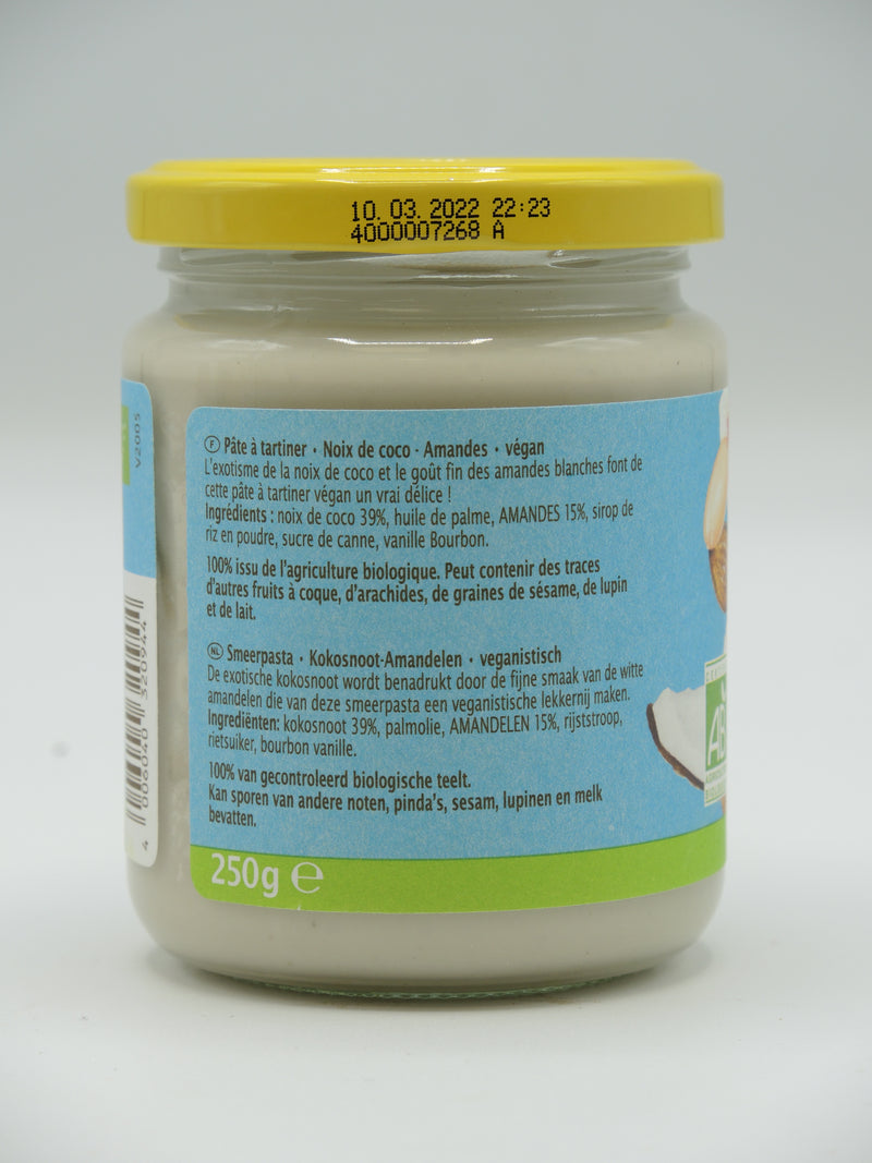 Pâte à tartiner coco-amande, 250g, Rapunzel