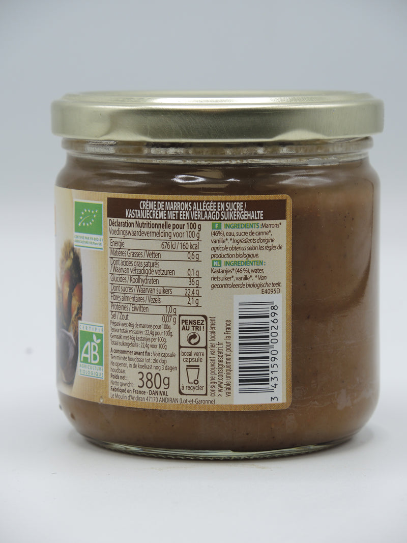 Crème de Marrons bio 380g, Danival