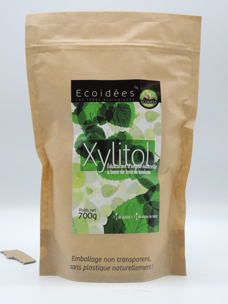 Xylitol, sucre de bouleau édulcorant, 700g, Ecoidées