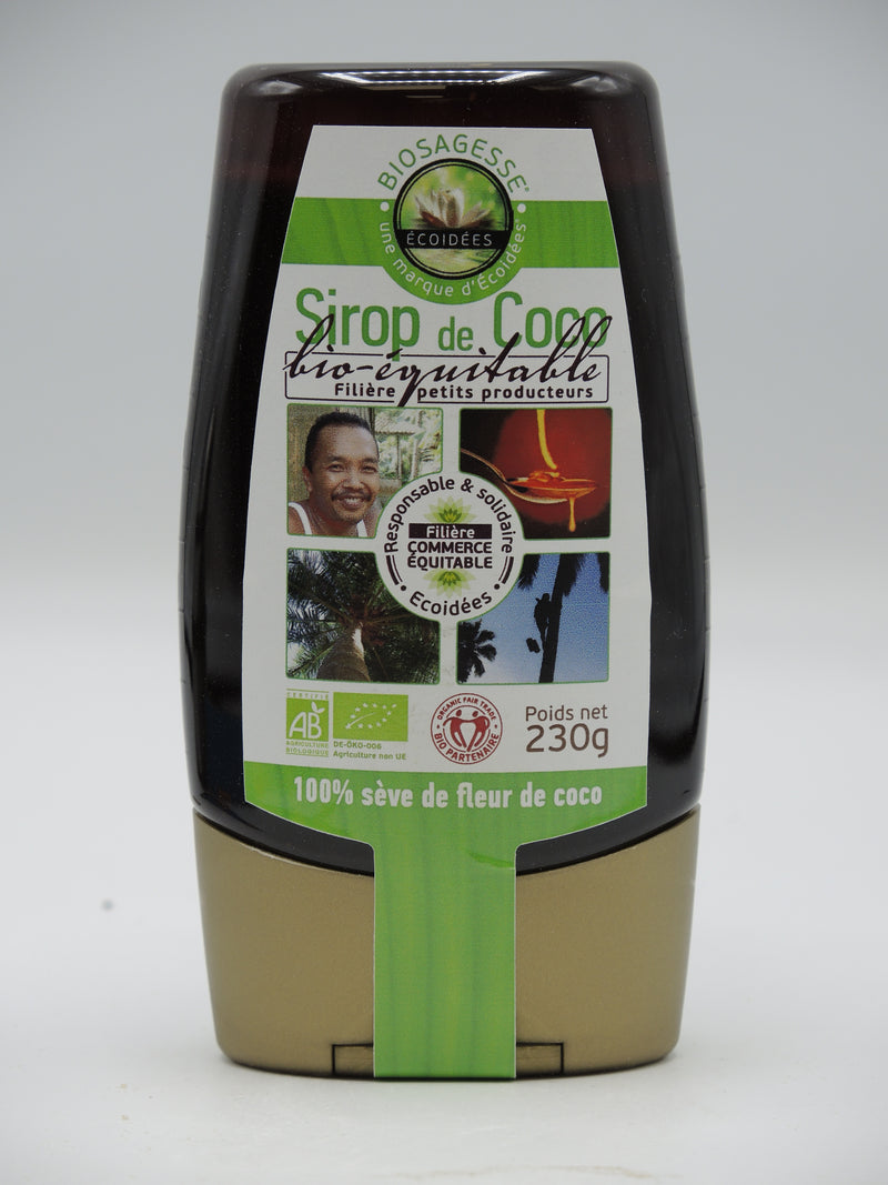 Sirop de coco bio, 230g, Ecoidées