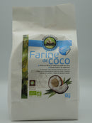 Farine de coco, 1kg, Ecoidées