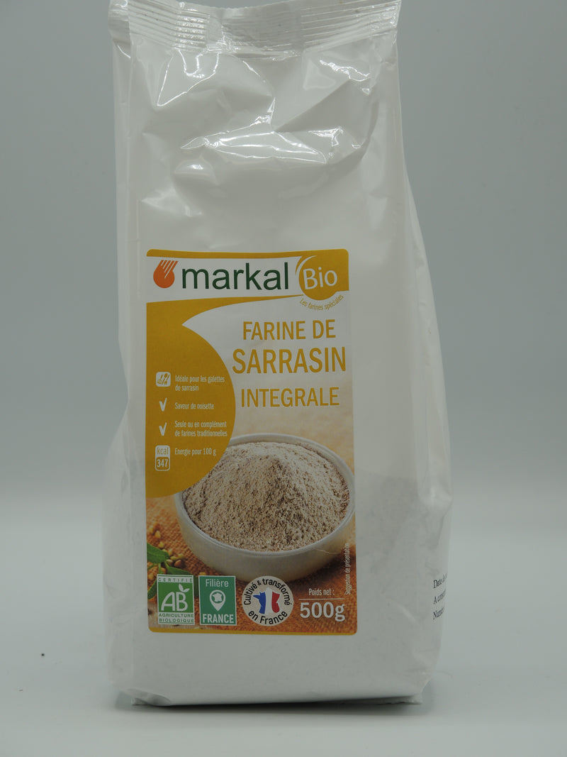 Farine de sarrasin intégrale, 550g, Markal