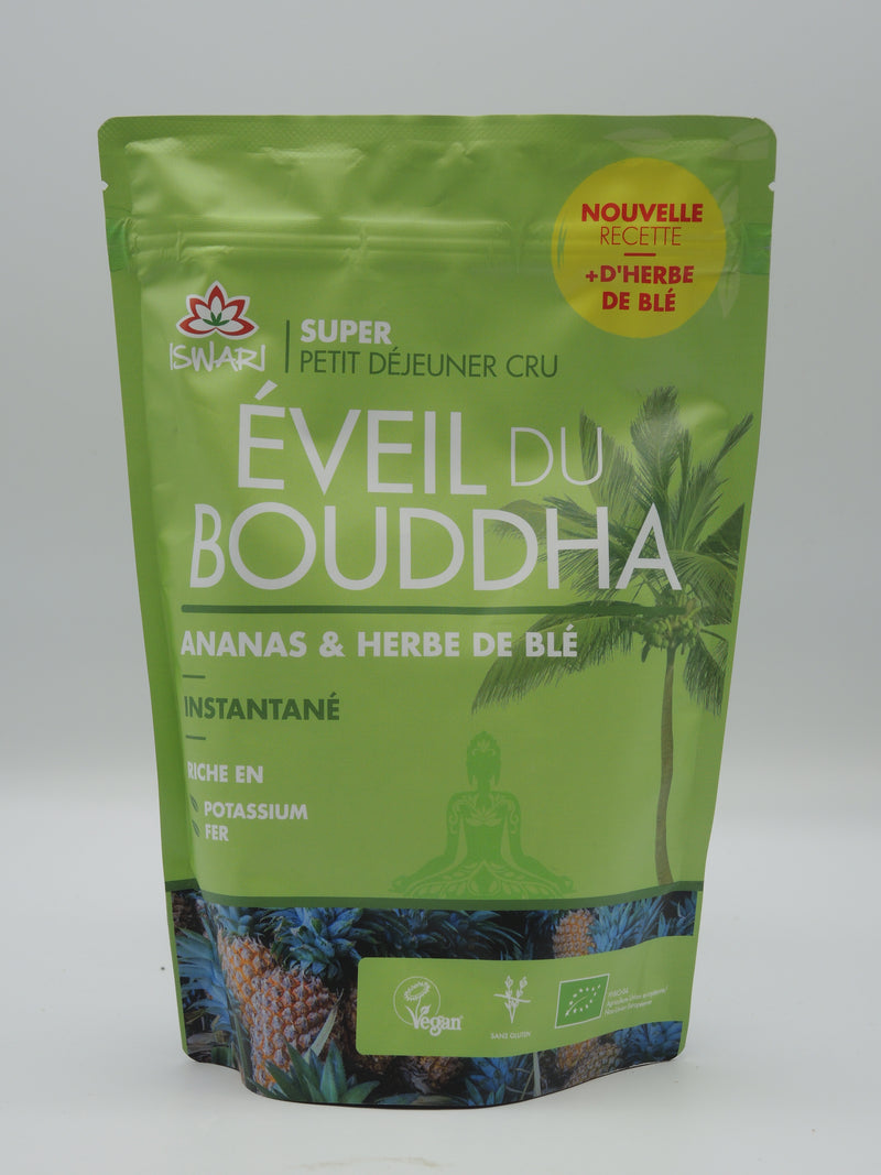 Éveil du Bouddha Ananas & Herbe de Blé,360g, ISWARI