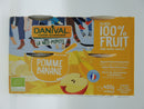 Compote Pomme & Banane bio, coupelles 4 x 100g, DANIVAL