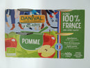 Purée 100% France Pomme bio 4 x 100g, DANIVAL