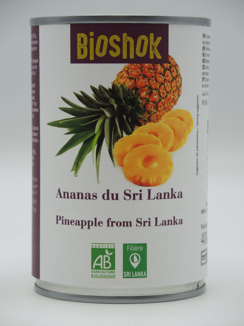 Ananas du Sri Lanka, 400g, Bioshok