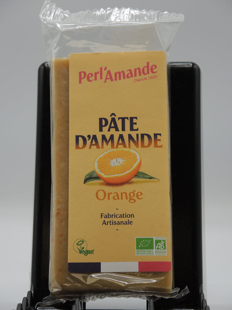 PÂTE D'AMANDE Orange confite, 200g, Perl'amande