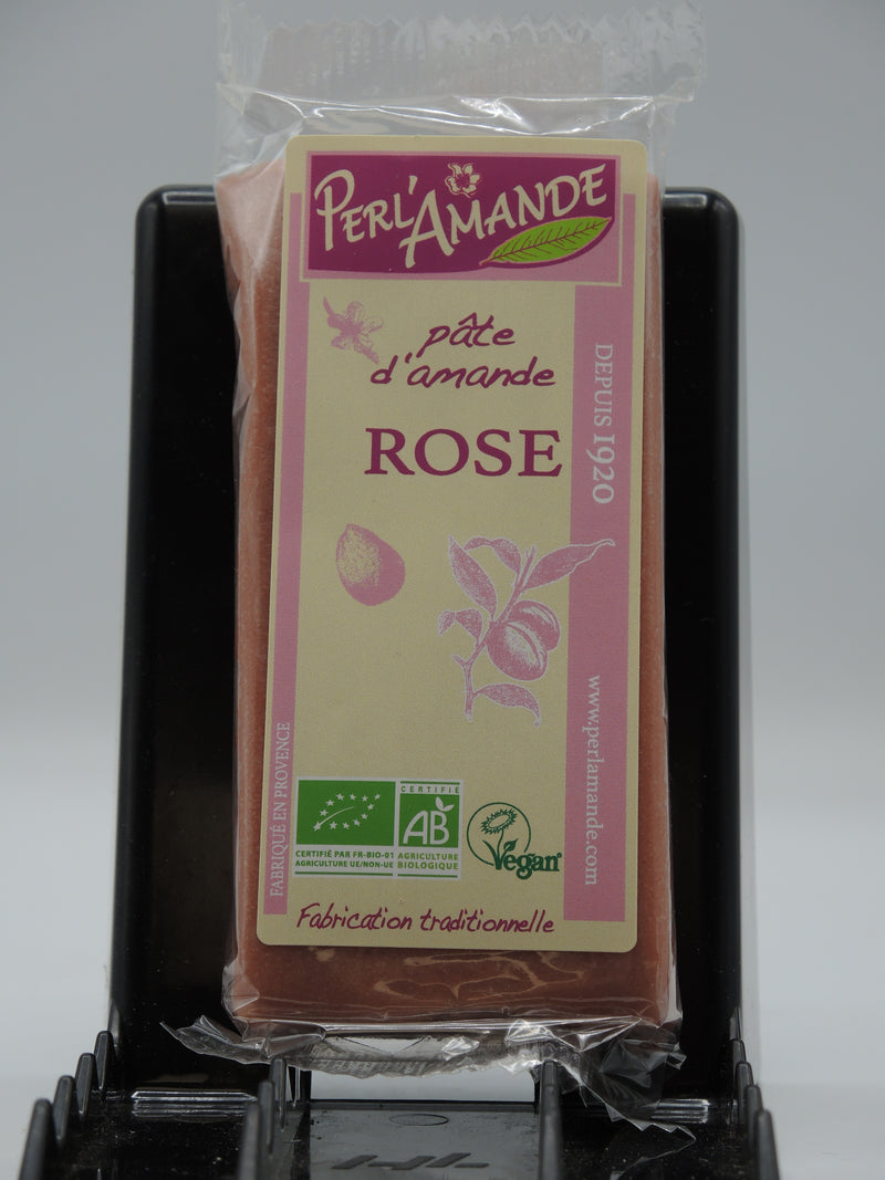 PÂTE D'AMANDE Rose, 200g, Perl'amande