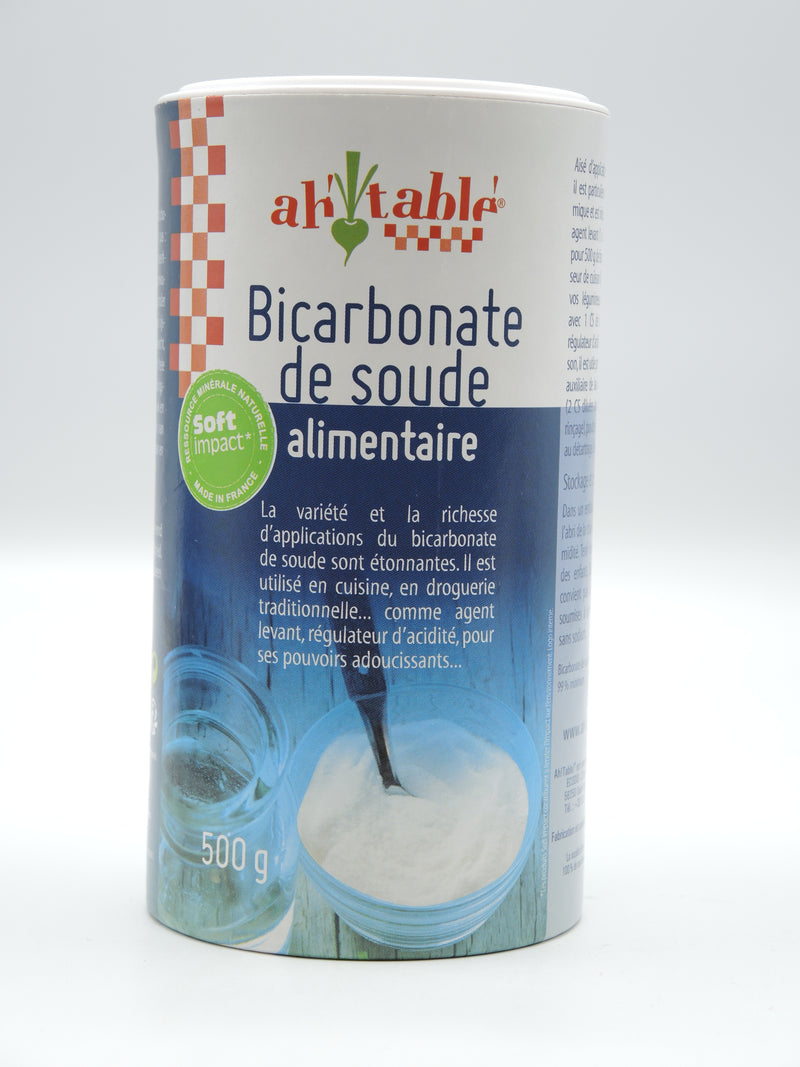 BICARBONATE DE SOUDE ALIMENTAIRE, 500g, Ah Table !