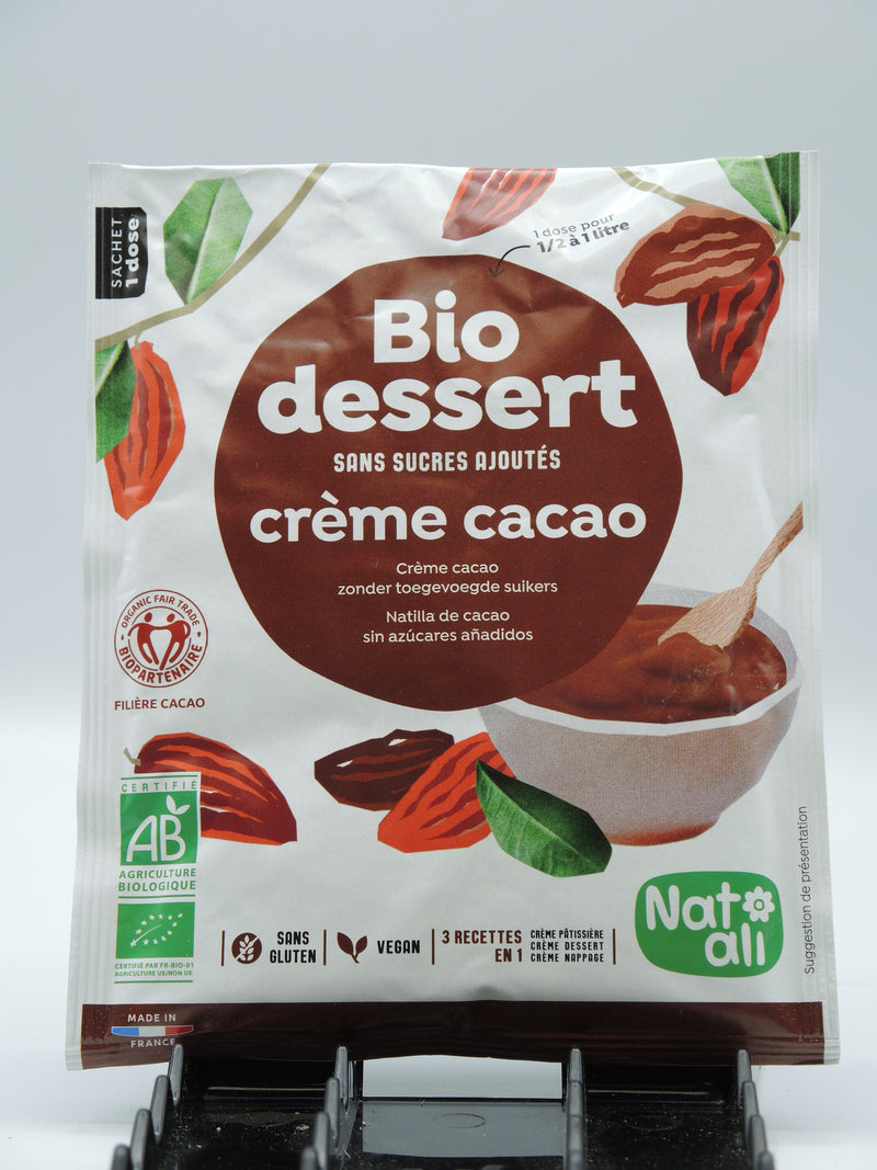 Crème dessert cacao, 45g, Natali