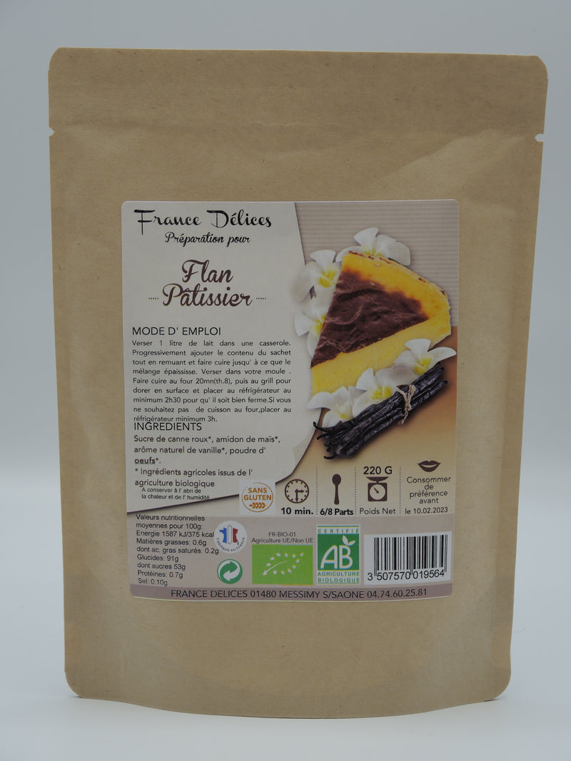 Préparation pour flan pâtissier, 220g, France Délices