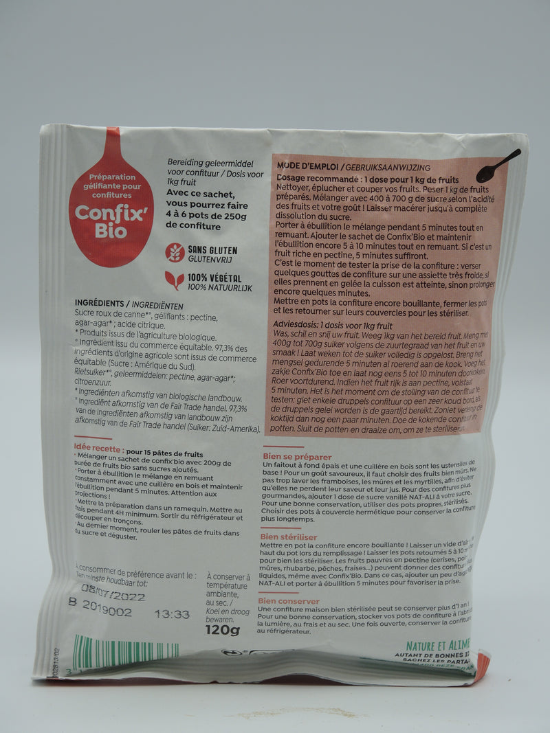 Confix'bio, 120g, Natali