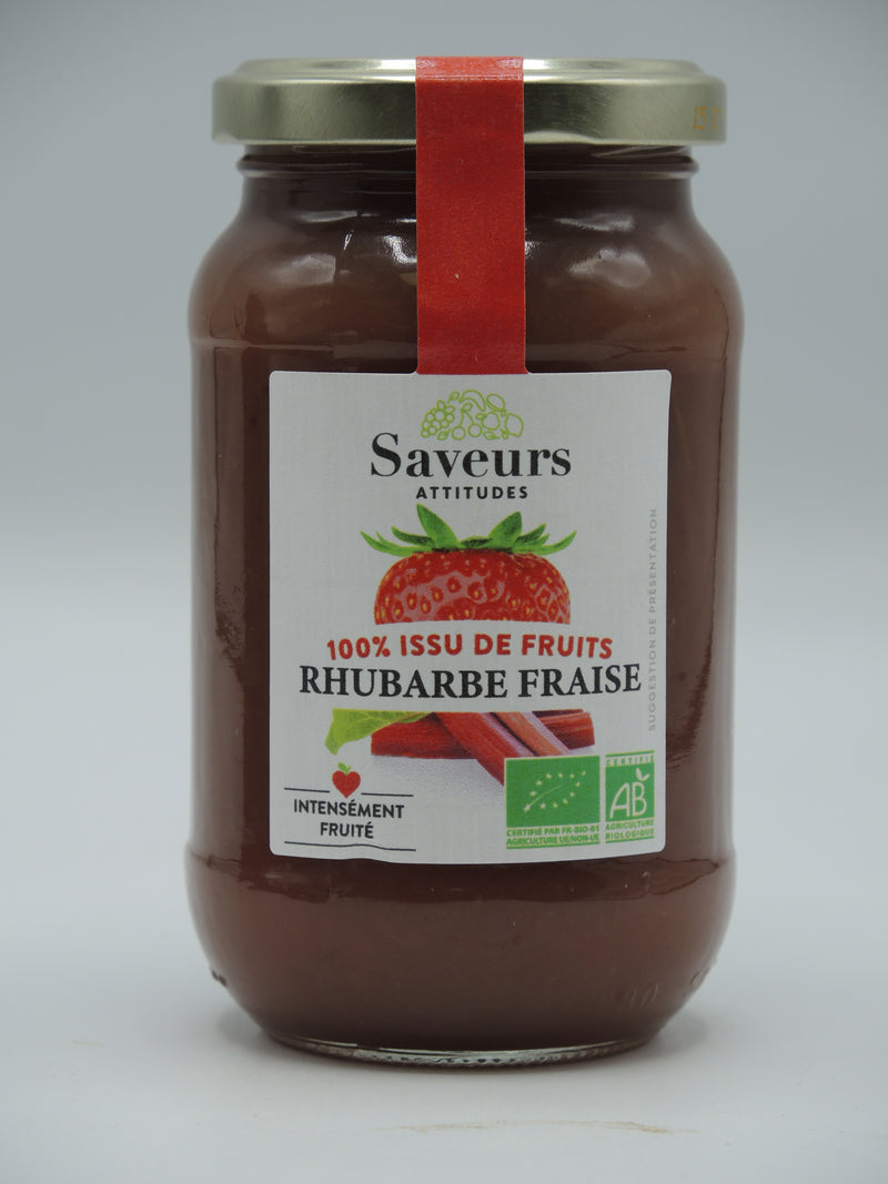 Rhubarbe fraise, 310g, Saveurs attitudes