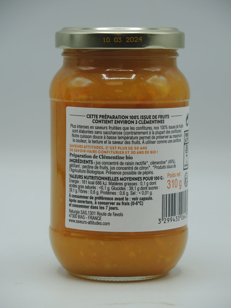 Clémentine, 310g, Saveurs attitudes