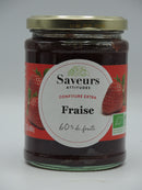 Confiture extra bio Fraise, 660g, Saveurs attitudes