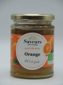 Confiture extra bio Orange, 320g, Saveurs attitudes