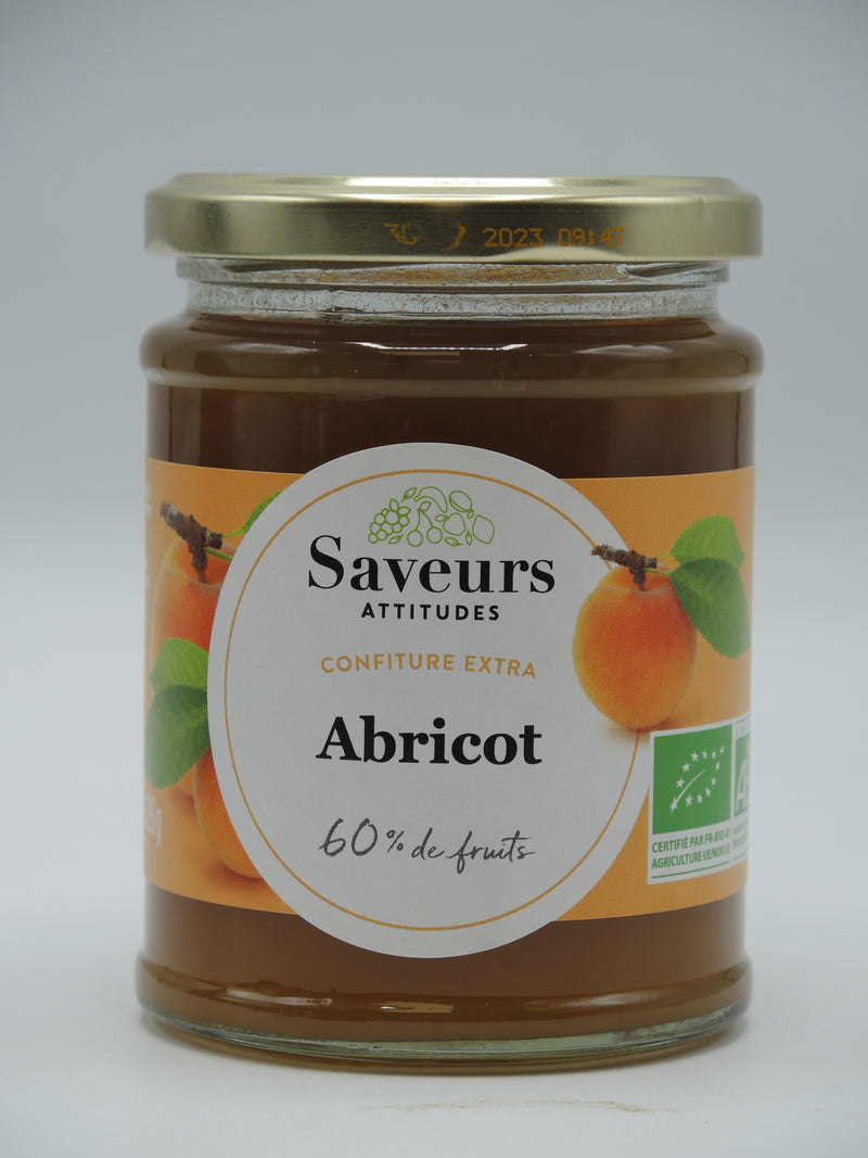 Confiture extra Abricot, 320g, Saveurs attitudes