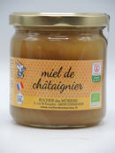 Miel de Châtaignier Bio d'Alsace, 500g, le Rucher des mûriers, Origine Alsace