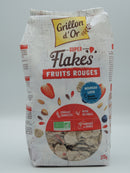 SUPER FLAKES FRUITS ROUGES 375G, Grillon d'or