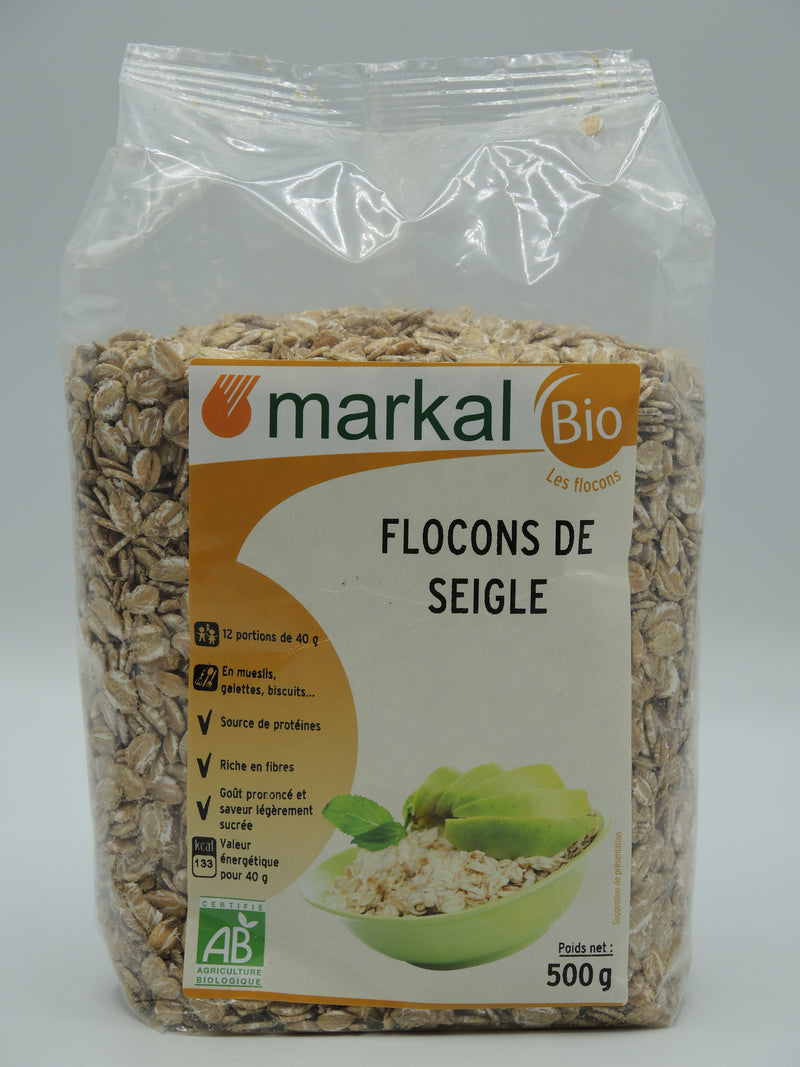 FLOCONS DE SEIGLE, 500g, Markal