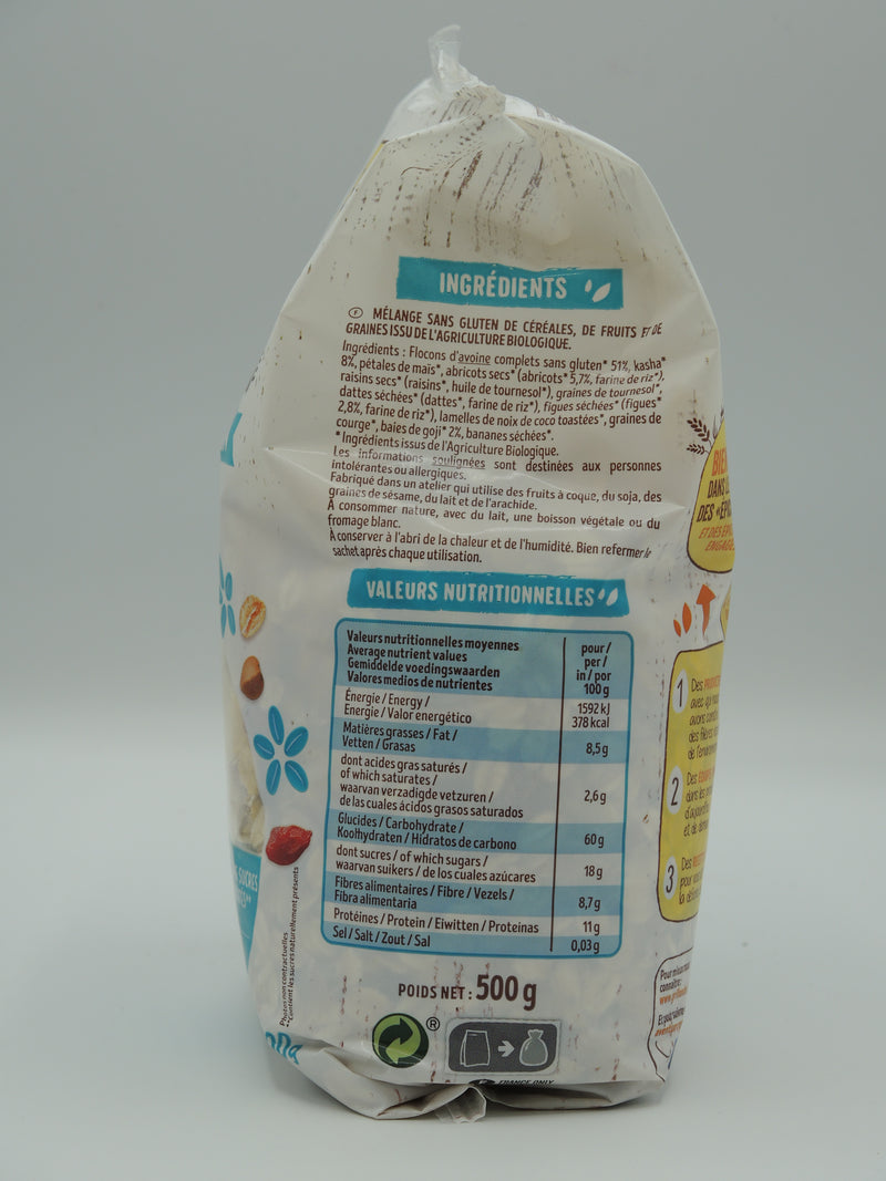 MUESLI SANS GLUTEN 500G, Grillon d'or