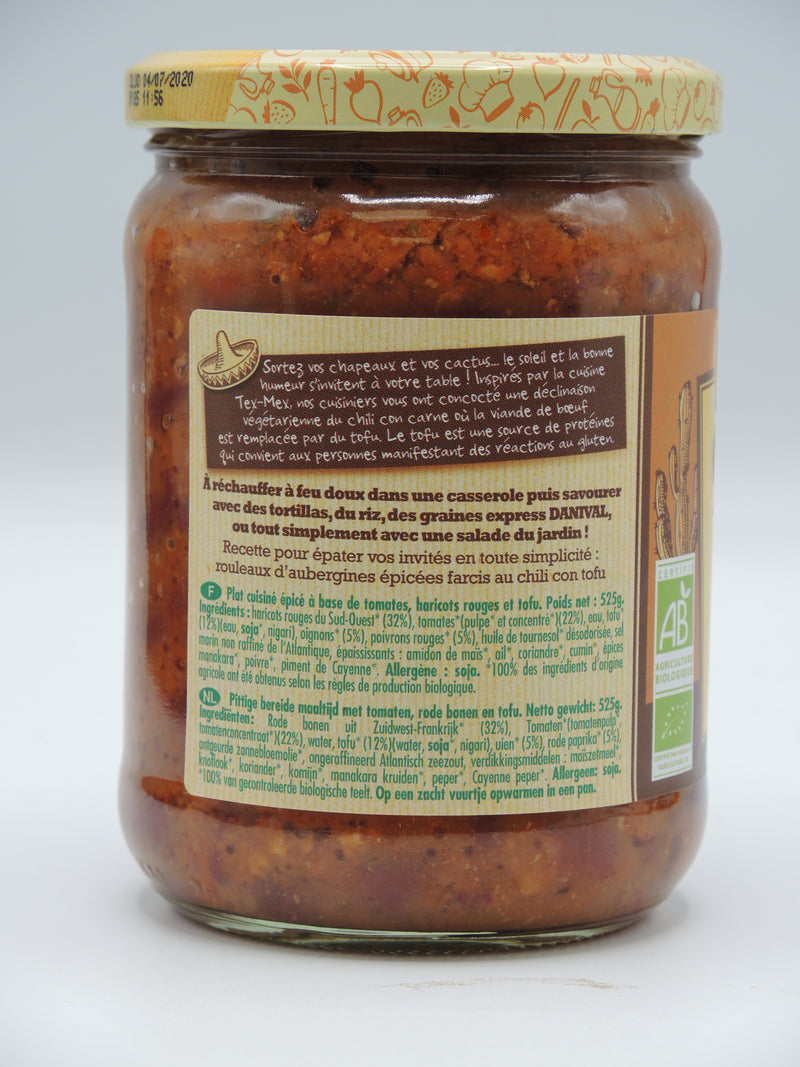 Tex-Mex Chili con Tofu bio 525g, Danival
