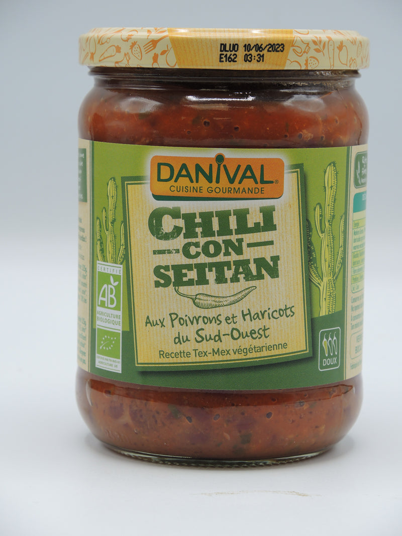 Tex-Mex Chili Con Seitan bio 630g, Danival