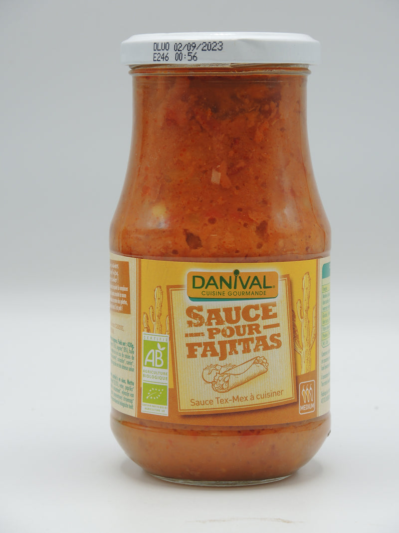 Tex-Mex Sauce pour Fajitas bio 430g, Danival