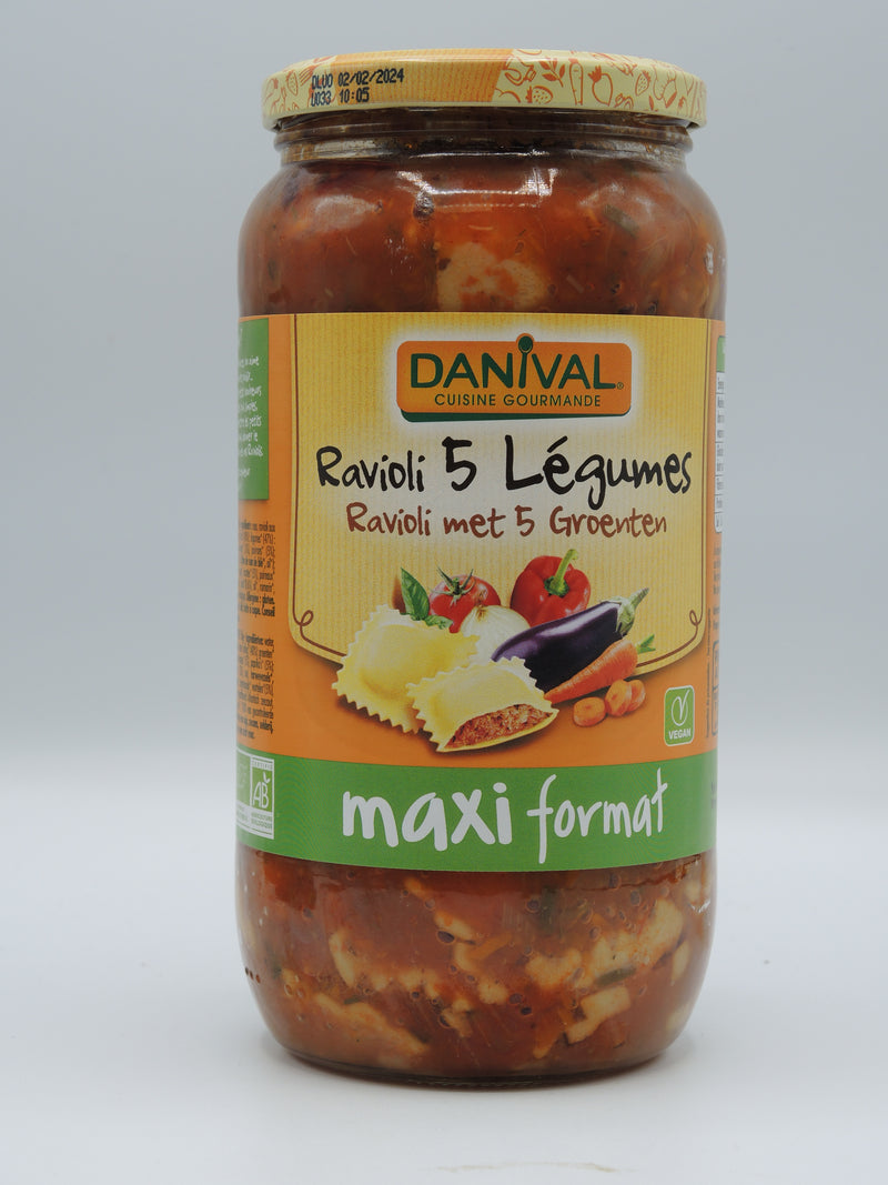 Maxi Ravioli aux légumes bio 1kg, Danival