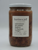 Minestrone de patates douces et haricots rouges, 680g, Karine & Jeff