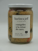 Courgettes à la crème de curry, 440g, Karine & Jeff