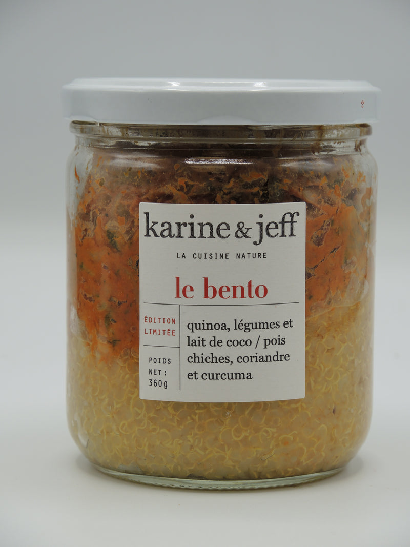 Bento, quinoa fondue de potimarron, 360g, Karine & Jeff