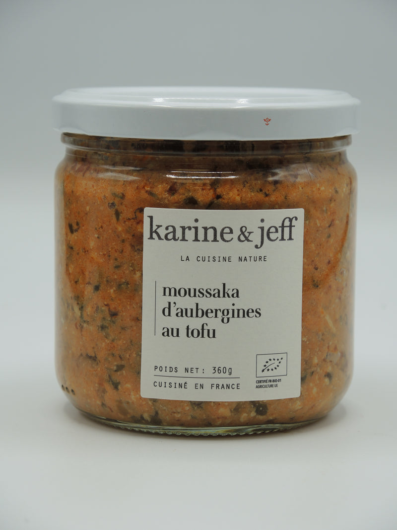 Moussaka d'aubergine au tofu, 360g, Karine & Jeff