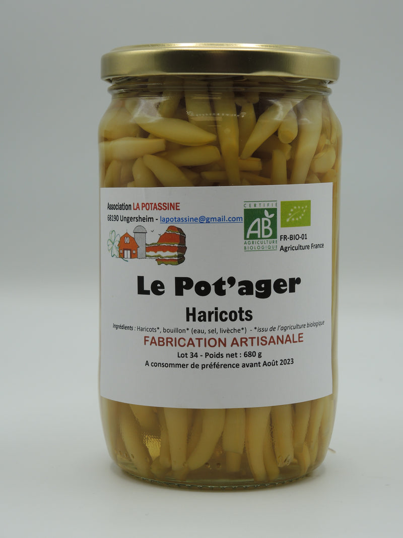 Haricots beurre, 680g, la Potassine d'Alsace
