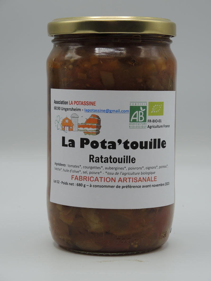 Ratatouille 680g, la Potassine d'Alsace