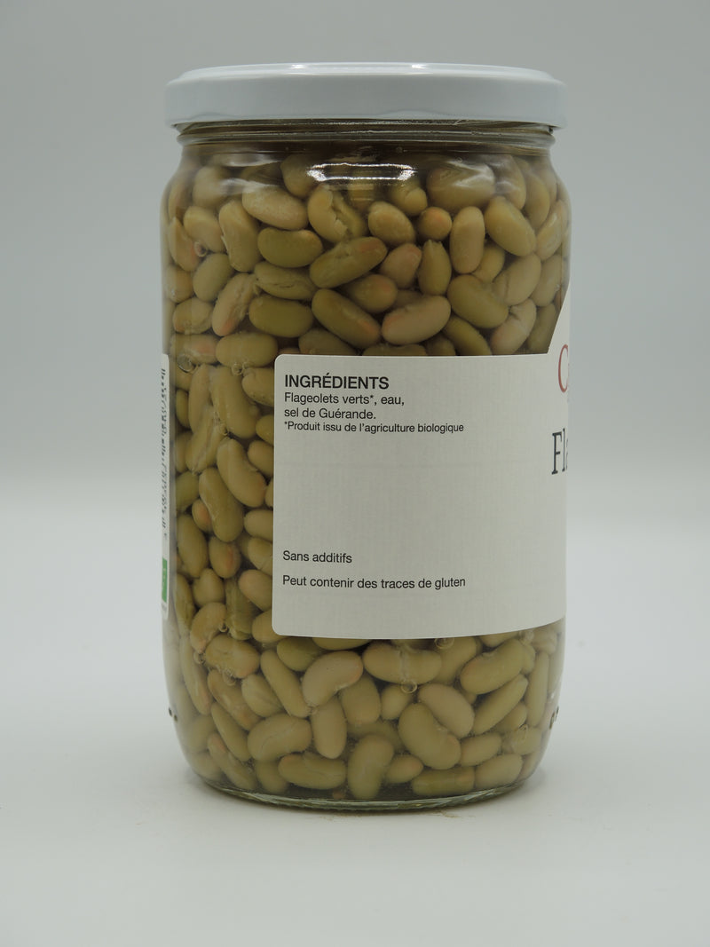 Flageolets verts au naturel, 650g, Champlat
