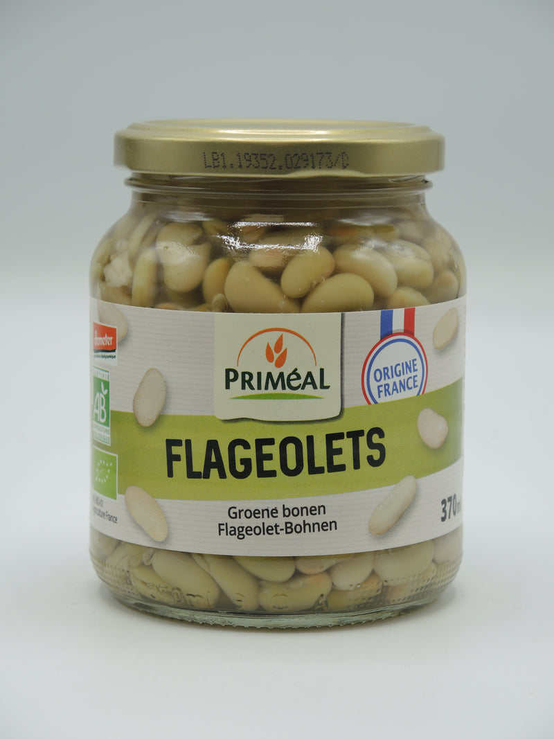 Flageolets, origine France,  370g, Priméal