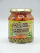 Petits pois carottes, 340g, Bionova