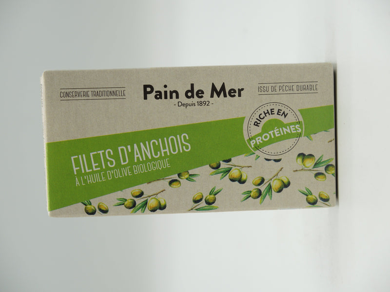Filets d'anchois à l'huile d'olive, Pain de mer